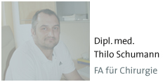 Dr. Thilo Schumann, Facharzt für Chirurgie, Notarzt